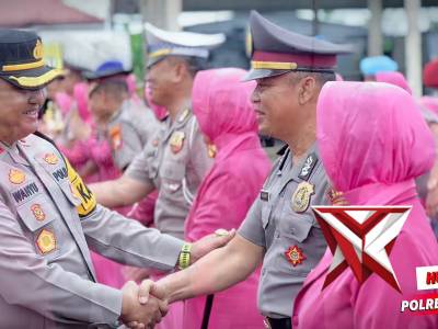 Upacara Korps Rapor Kenaikan Pangkat periode 1 Januari 2026 digelar Polres Sambas