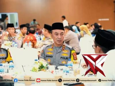Gelar Buka Puasa Bersama Awak Media, Kapolda Sumsel Tegaskan Kemitraan Strategis