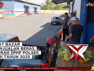 BAZAR PENJUALAN BERAS SPHP POLSEK GIRI