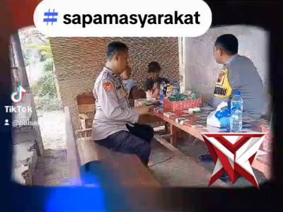 Polisi sapa masyarakat