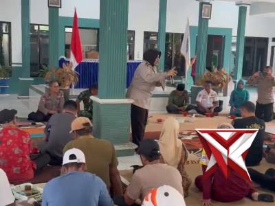 Kapolsek Turen Polres Malang AKBP Ainun Djariah Ajak Jaga Kamtibmas