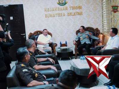 Kapolda Sumsel Laksanakan Lawatan Kerja ke Kajati Sumsel, Perkuat Sinergitas Penegakan Hukum