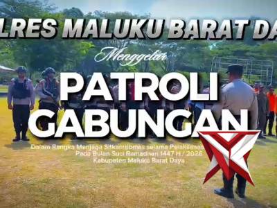 Polres Maluku barat daya menggelar patroli gabungan