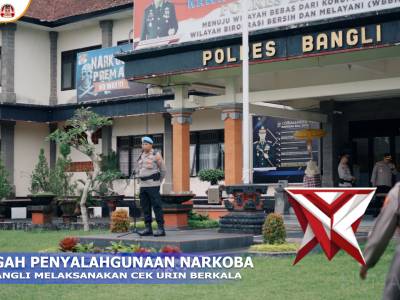 POLRES BANGLI LAKSANAKAN DETEKSI DINI NARKOBA, SELURUH PERSONEL DINYATAKAN NEGATIF