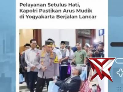 "Kapolri Tinjau Stasiun Tugu, Jogya"