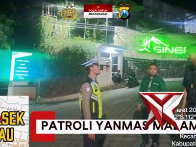 PATROLI MALAM POLSEK DAU