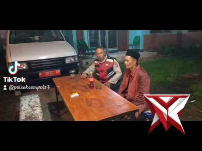 Sambang Ramadan Polsek Sempol Antisipasi Petasan dan Pencurian - PoliceTube
