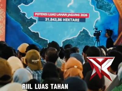 Kapolri Pimpin Tanam Raya Jagung Kuartal I 2026 di Ogan Ilir