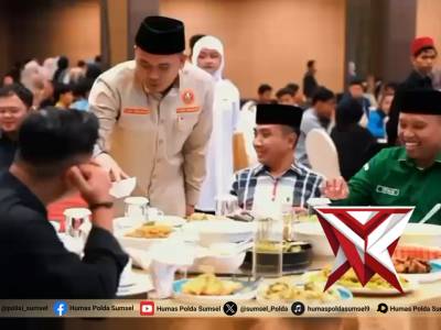 *KEGIATAN KAPOLDA SUMSEL BUKA PUASA BERSAMA OKP DAN MAHASISWA*