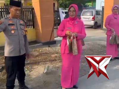 KAPOLSEK NGASEM BESERTA KETUA RANTING PIMPINAN BAGI - BAGI TAKJIL