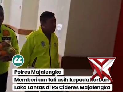 Pemberian Tali Asih Kepada Korban Laka Lantas