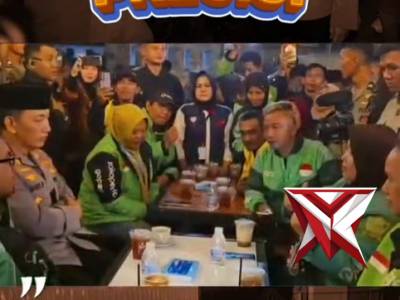 Kapolri Listyo sigit prabowo menyambangi kedai ado presisi
