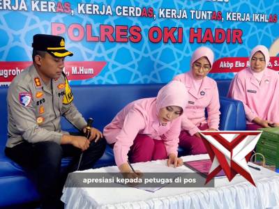 *Polres OKI Hadir peduli : Tali Asih dan Takjil Warnai HUT Yayasan Kemala Bhayangkari ke-46*