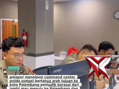 Pemudik Asal Jambi Tersesat di Muba, Polisi Gerak Cepat Berikan Bantuan Arah