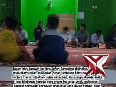 Bu Bhabinkamtibmas Padang Serai Kampung Melayu, AIPDA Veny Asyuarga Kasda,  pererat  silaturahmi mel