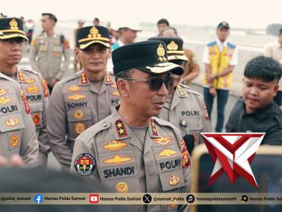 Kapolda Sumsel Melaksanakan Pengecekan Jalur Tol Kapal Betung