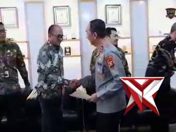 Kapolda Sumatera Selatan Irjen Pol Dr. Sandi Nugroho menerima audiensi jajaran pimpinan PLN UID S2JB