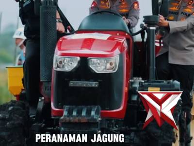 Kapolri Pimpin Tanam Raya Jagung Kuartal I 2026 di Ogan Ilir