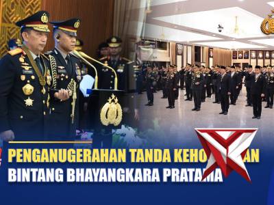 PENGANUGERAHAN TANDA KEHORMATAN BINTANG BHAYANGKARA PRATAMA | NTMC POLRI