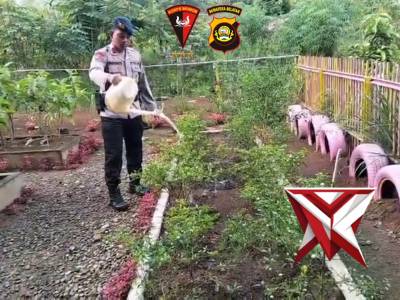 Batalyon B Satbrimob Polda Sumsel melaksanakan giat P2L