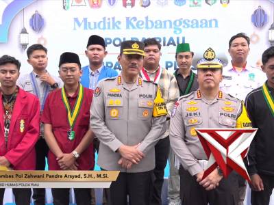 Mudik Aman, Hati Nyaman Bersama Polda Riau
