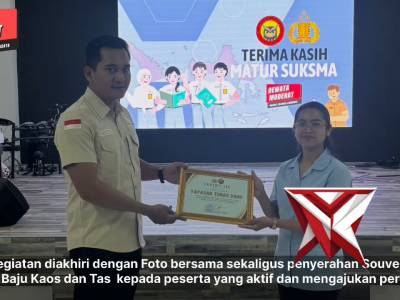 DENSUS 88 AT POLRI LAKUKAN SOSIALISASI PENCEGAHAN RADIKALISME DI SMA TUNAS DAUD DENPASAR