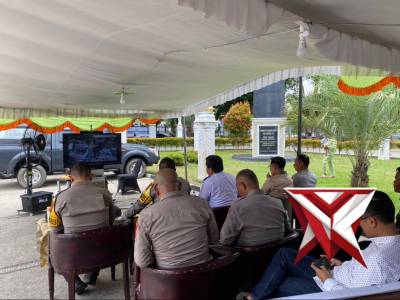 Zoom meeting dgn Kapolri ttg Anev Sit Kamtibmas