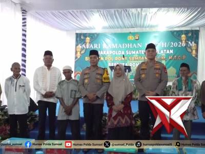 Safari Ramadhan Wakapolda Sumsel Pererat Silahturahmi dan Salurkan Bansos di Kota Prabumulih