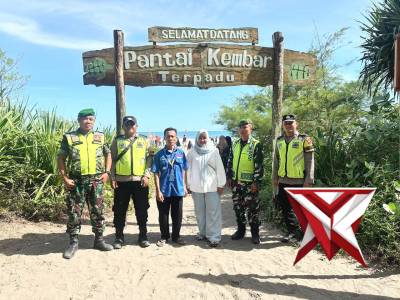 Pengamanan objek wisata pantai kembar kec puring