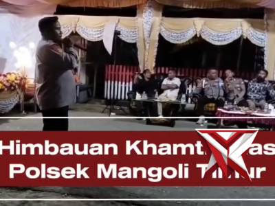 Himbauan Khamtibmas Polsek Mangoli Timur