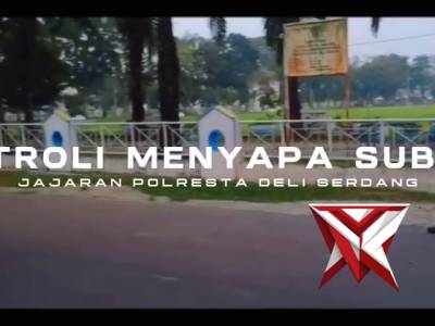 Patroli Menyapa Subuh Jajaran Polresta Deli Serdang