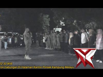 Ciptakan Ramadhan Kondusif, Polsek Kampung Melayu beserta instansi tarkait lainnya Intensifkan giat