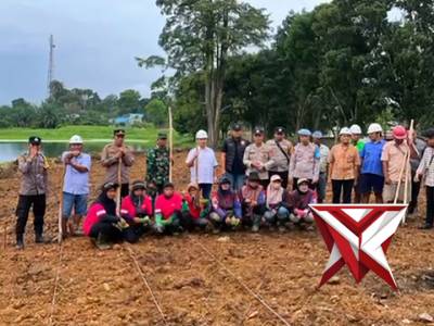 Giat penanaman jagung serentak kuartal 1 2026 Polsek Rawas Ilir