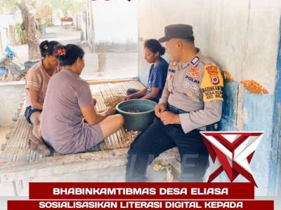 Sosialisasi literasi digital kepada masyarakat