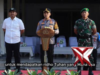 POLRES NGAWI GELAR APEL GELAR PASUKAN OPERASI KEPOLISIAN TERPUSAT KETUPAT SEMERU 2026
