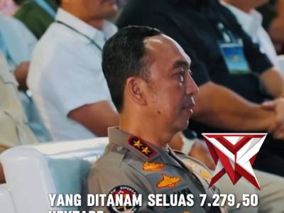 Kapolri Pimpin Tanam Raya Jagung Kuartal I 2026 d Komplek Serai Indah Indralaya OI Sumsel