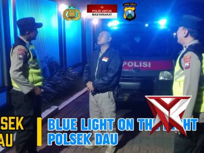 BLUE LIGHT ON THE NIGHT