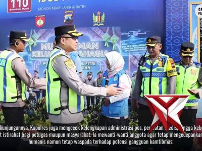 Pastikan Mudik Aman, Kapolres Pekalongan Cek Kesiapan 3 Pos Utama Operasi Ketupat 2026