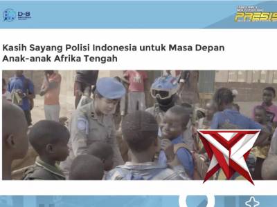 Kasih Sayang Polisi Indonesia untuk Masa Depan Anak-anak Afrika Tengah - PoliceTube