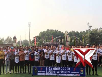 Wakapolda Lampung Apresiasi Bhayangkara Soccer School Saat Buka Turnamen Mini Soccer