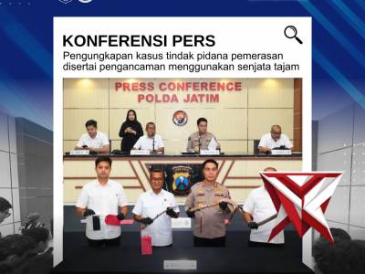 Polda Jawa Timur melalui Direktorat Reserse Kriminal Umum Polda Jawa Timur berhasil mengungkap Kasus