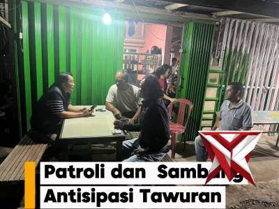 Patroli dan sambang antisipasi tawuran