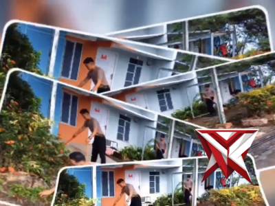 Personel Kompi 2 Batalyon C Pelopor Satbrimob Polda Sumsel Melaksanakan Giat Korve