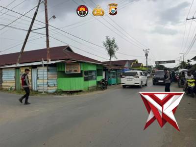 Satsamapta polres haltim melaksanakan srtong point menjelang buka puasa