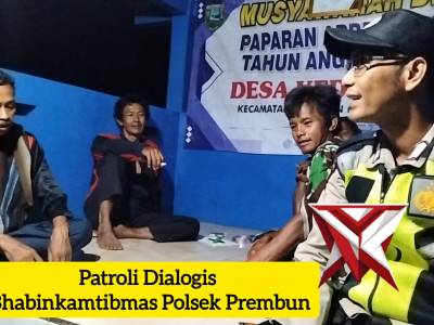 Patroli Bhabinkamtibmas Polsek Prembun