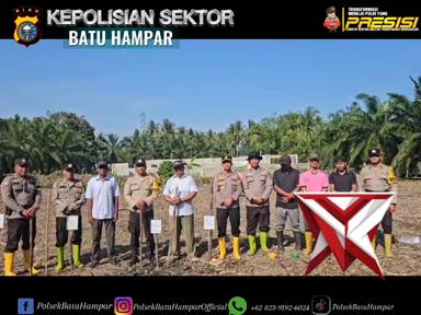 penanaman jagung serentak kuartal 1 tahun 2026 oleh polsek batu hampar