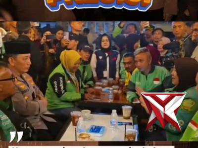 Kapolri Listyo sigit prabowo menyambangi kedai ado presisi