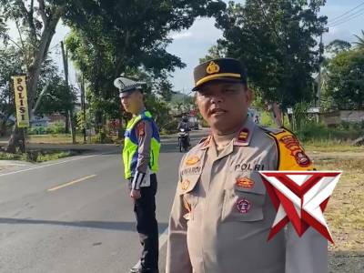 Mudik Aman Bahagia : 
Pantauan arus lalu lintas jalan lintas Soekarno Hatta Lubuklinggau utara