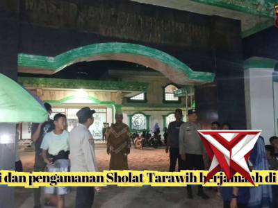 Patroli dan pam sholat tarawih polsek tanjung raja