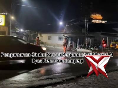 Pengamanan Sholat Subuh Berjamaah Di Masjid Al Ilyas Kec Gondanglegi - PoliceTube